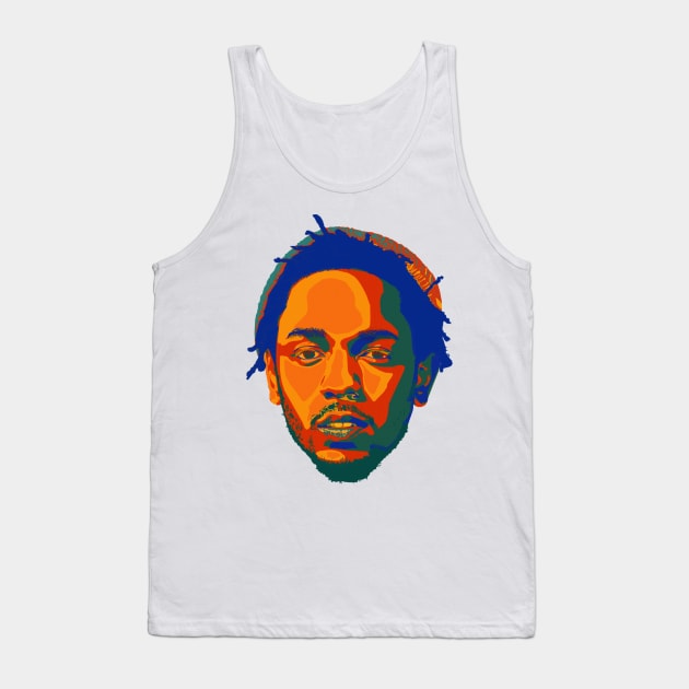 Kendrick Lamar Art Tank Top by SHACHAR